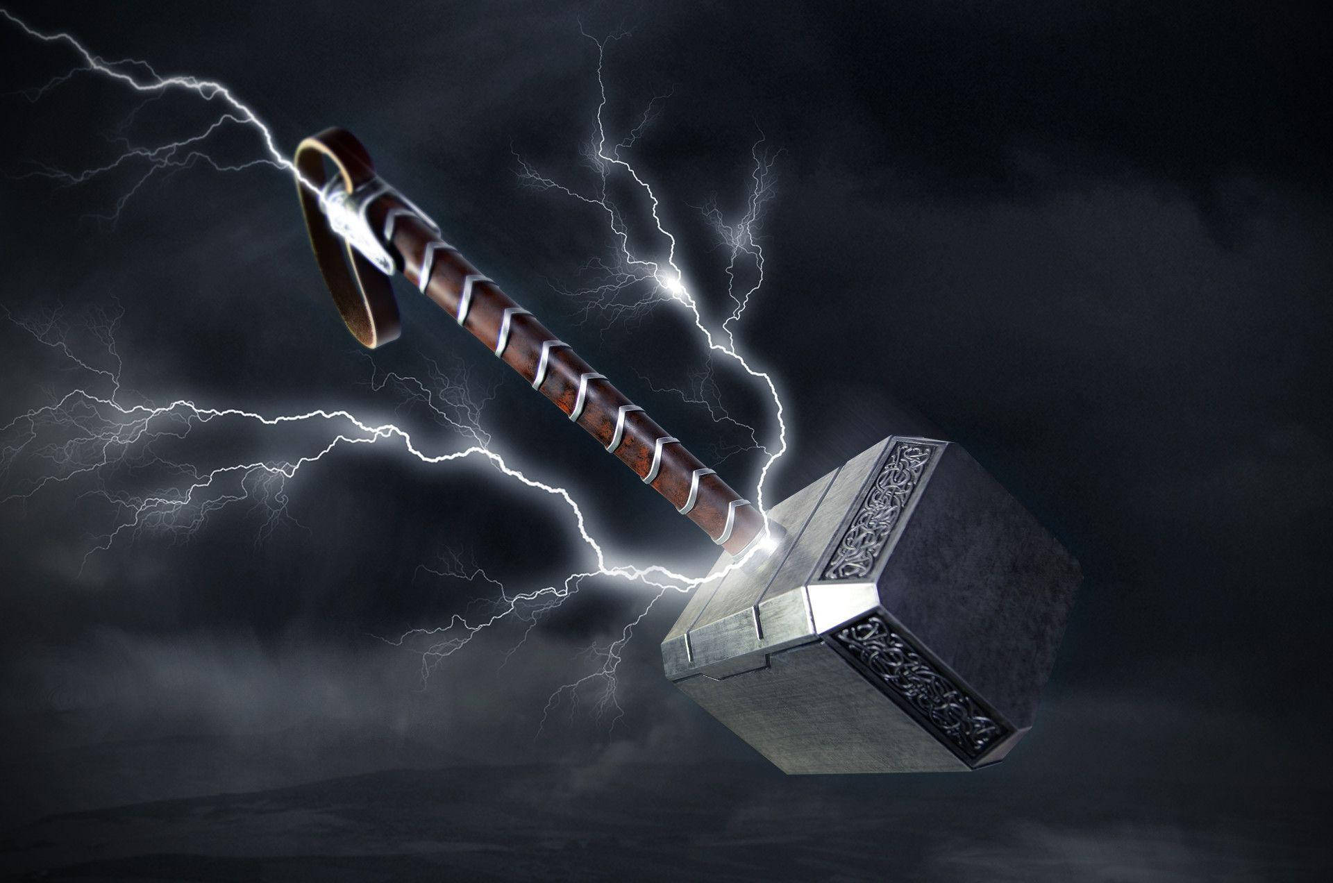 Thor Hammer Falling From The Sky