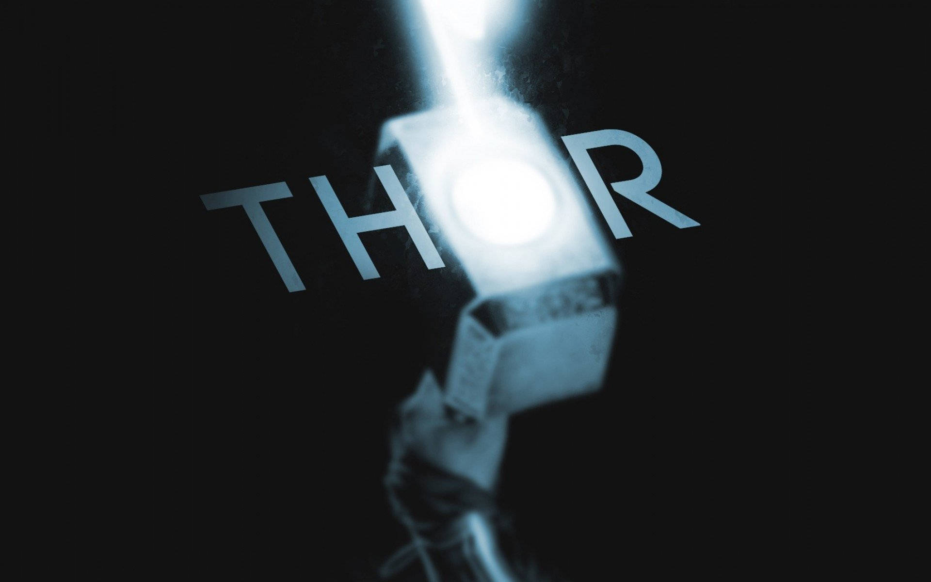 Thor Hammer Graphics With Text Background