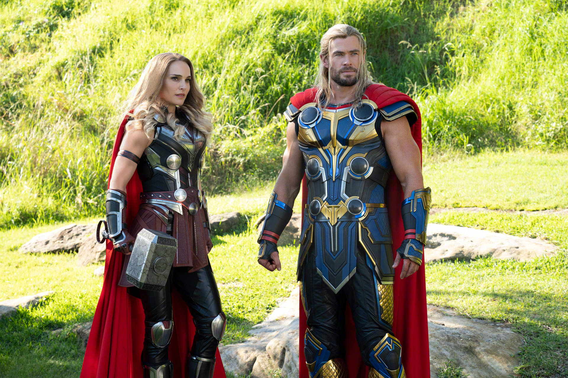 Thor Love And Thunder Asgardian Armor Background