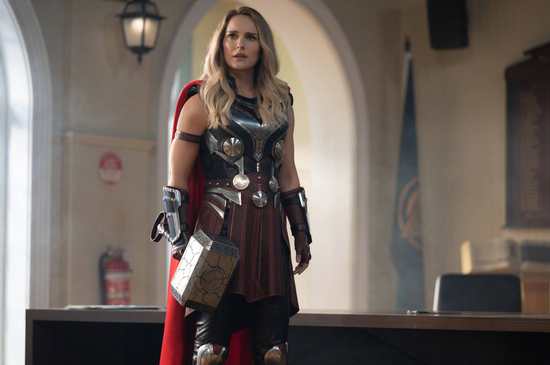 Thor Love And Thunder Confused Jane Background