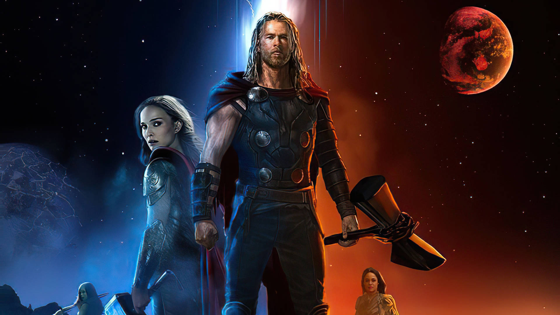 Thor Love And Thunder Fanart Background