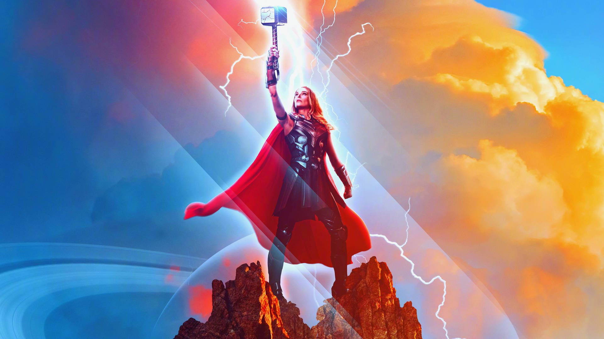 Thor Love And Thunder Jane Foster Art Background
