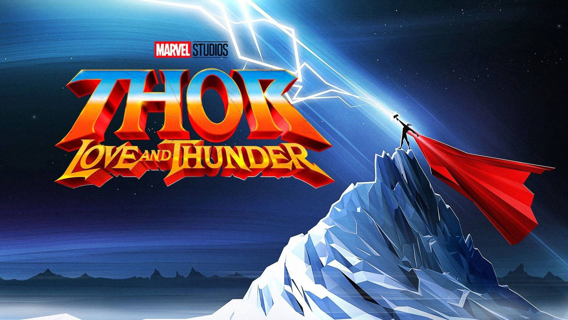 Thor Love And Thunder Vector Art Background