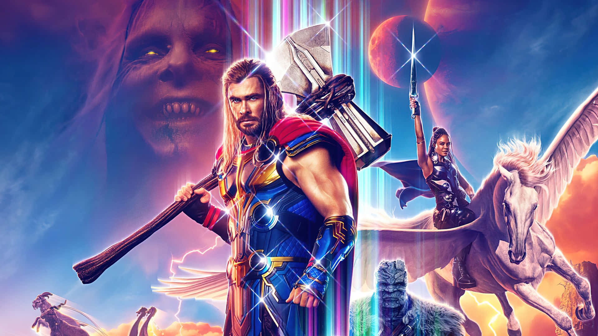 Thor: Ragnarok - Witness An Epic Battle For Asgard Background