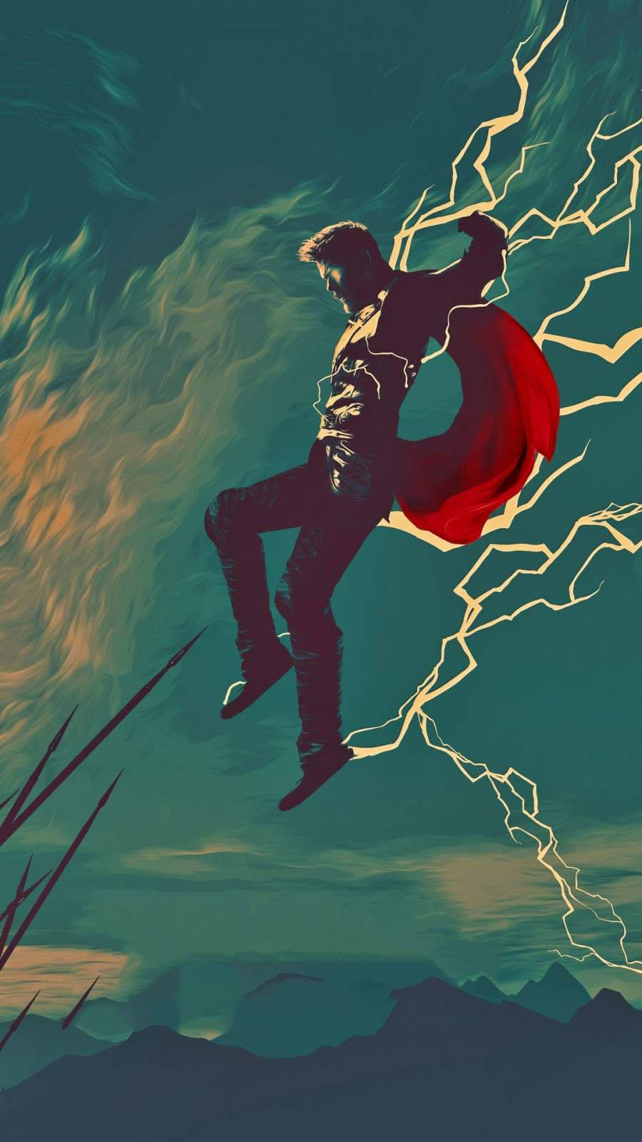 Thor Superhero God Of Thunder Background