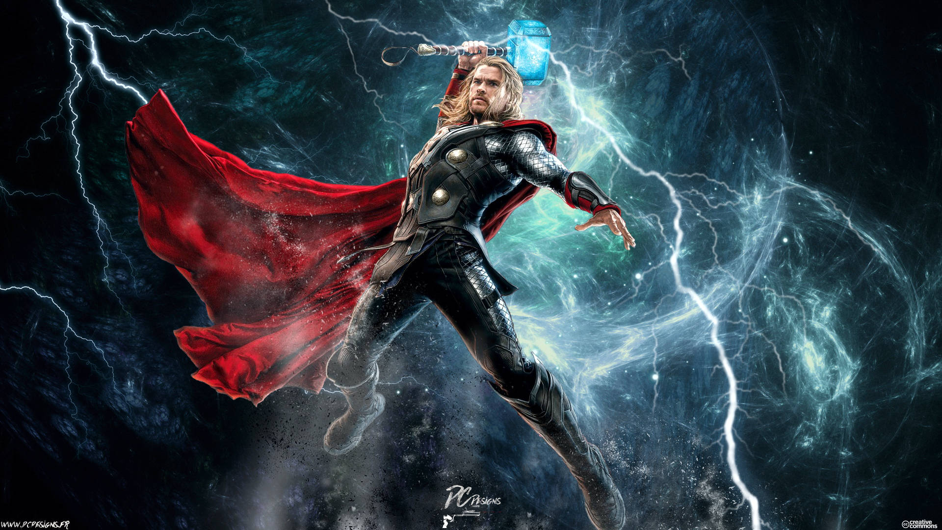 Thor With Mjolnir 4k Marvel Iphone