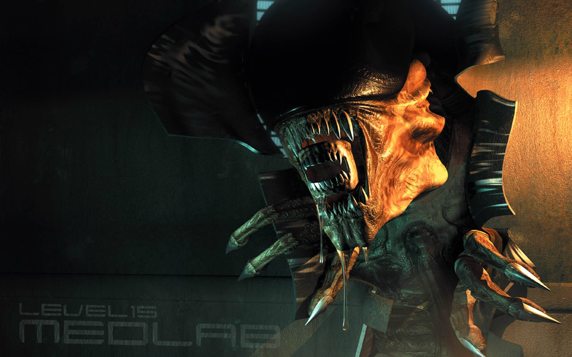 Thorough Alien Resurrection Game Art Background