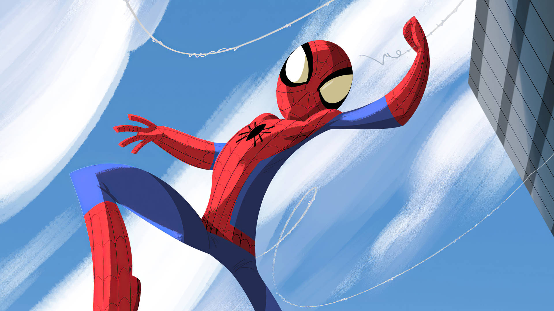 Thorough Spider-man Drawing Background