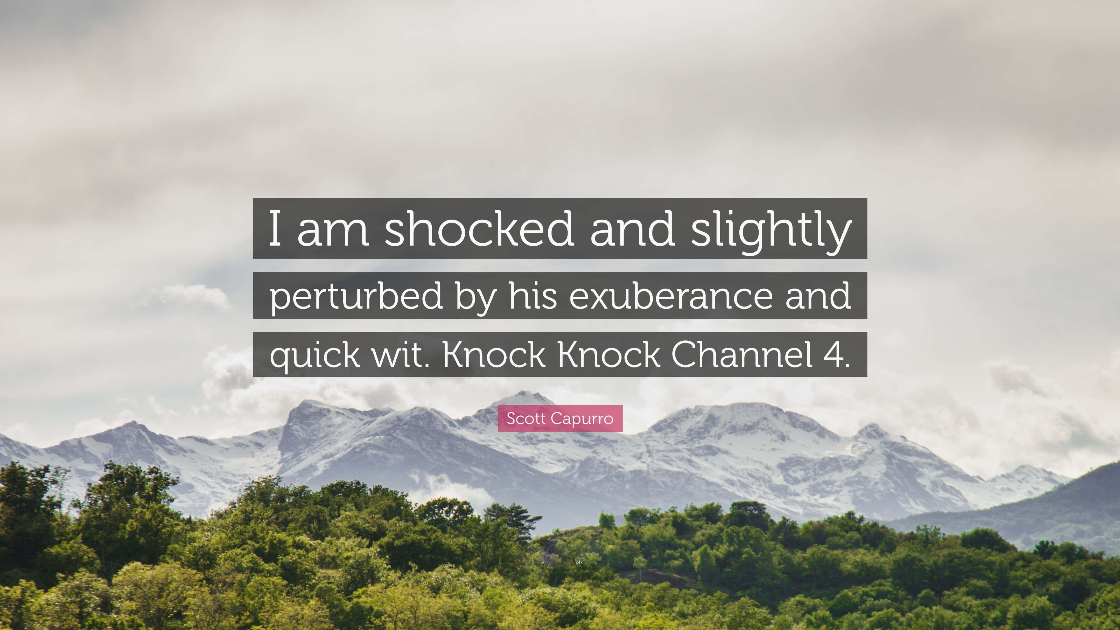 Thought-provoking Quote By Scott Capurro Background