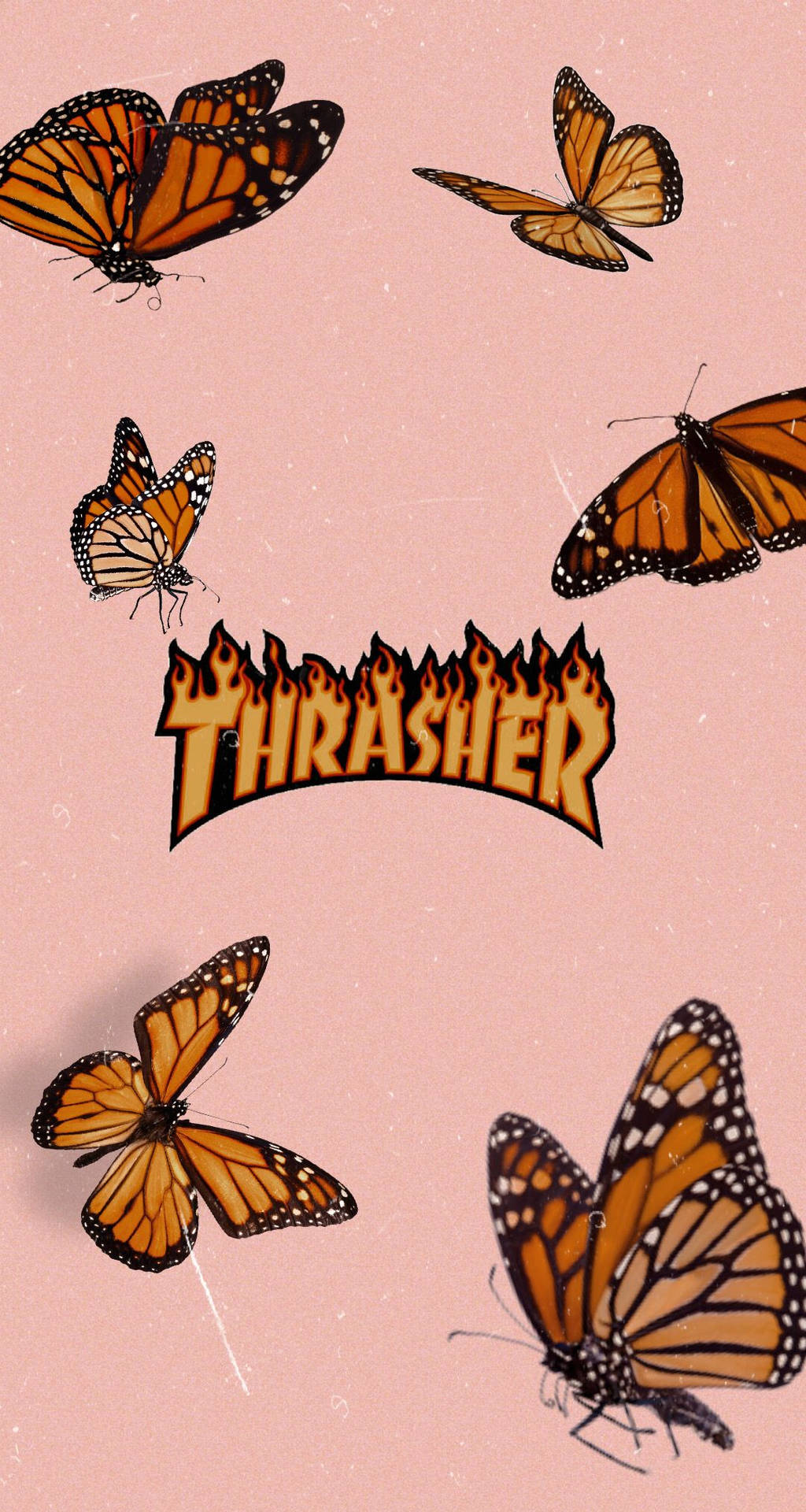 Thrasher Butterfly Aesthetic Background