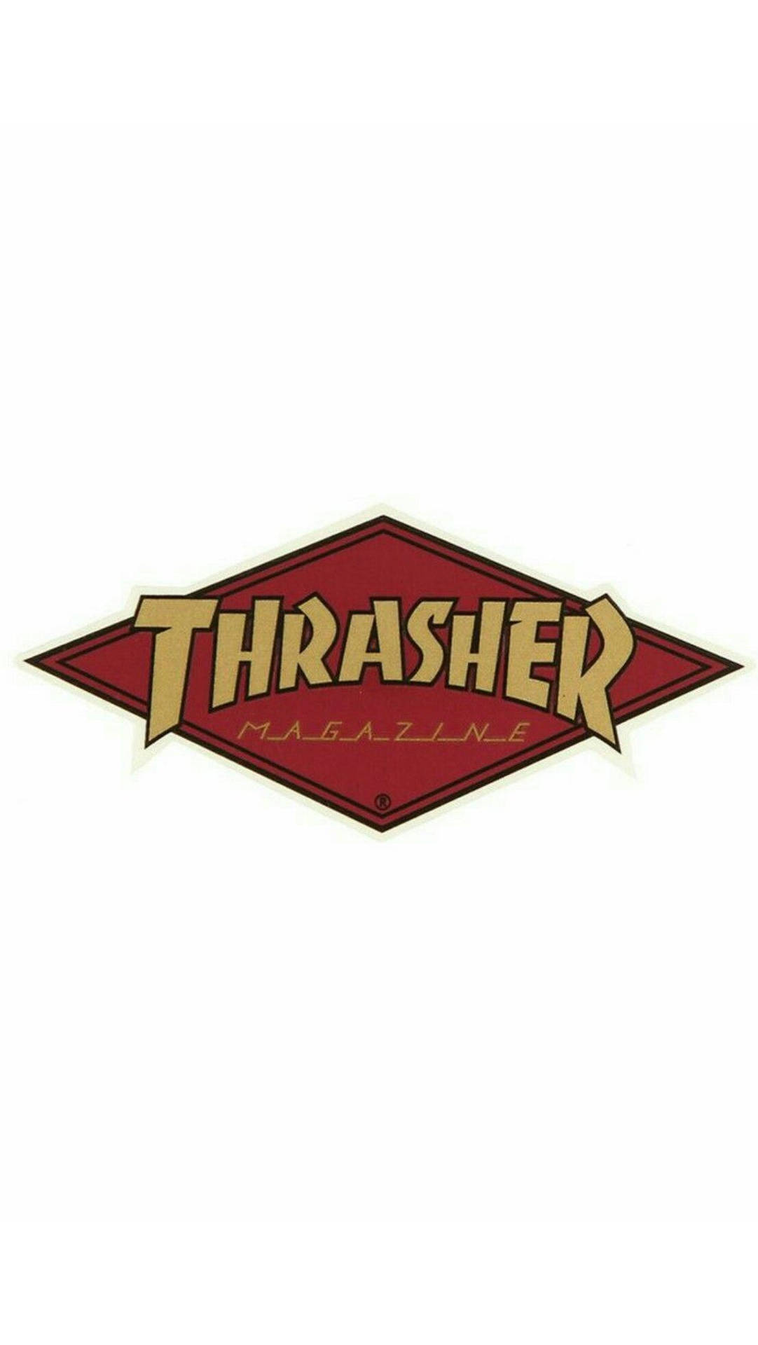 Thrasher Logo Red Sign
