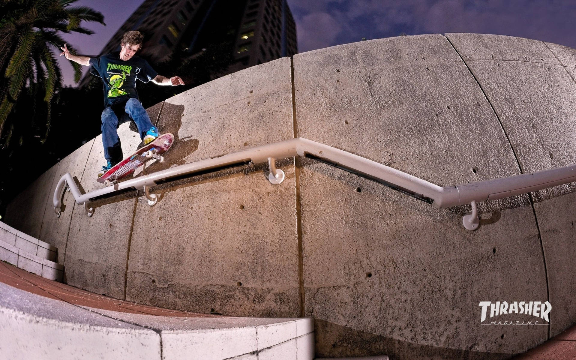 Thrasher Magazine Skateboarding Background