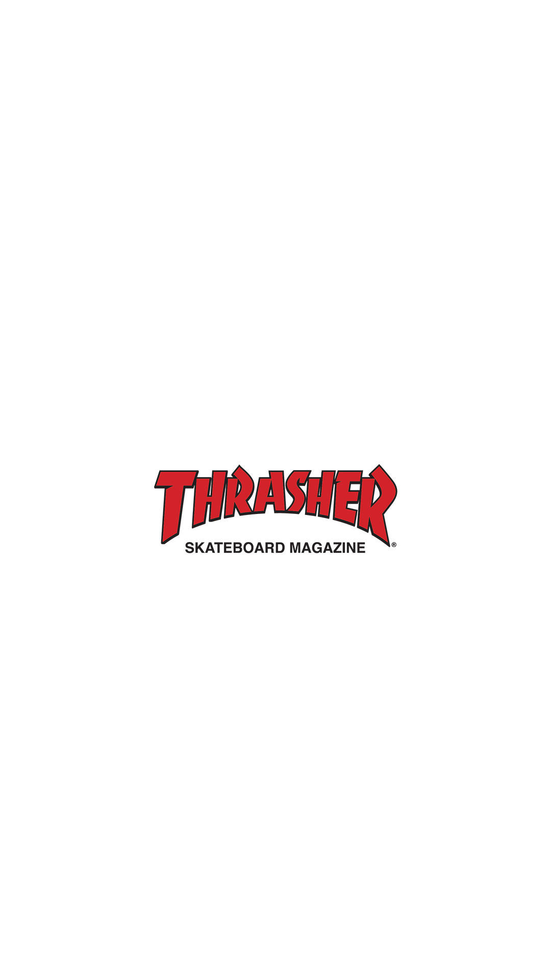 Thrasher Skateboard Magazine Logo Background