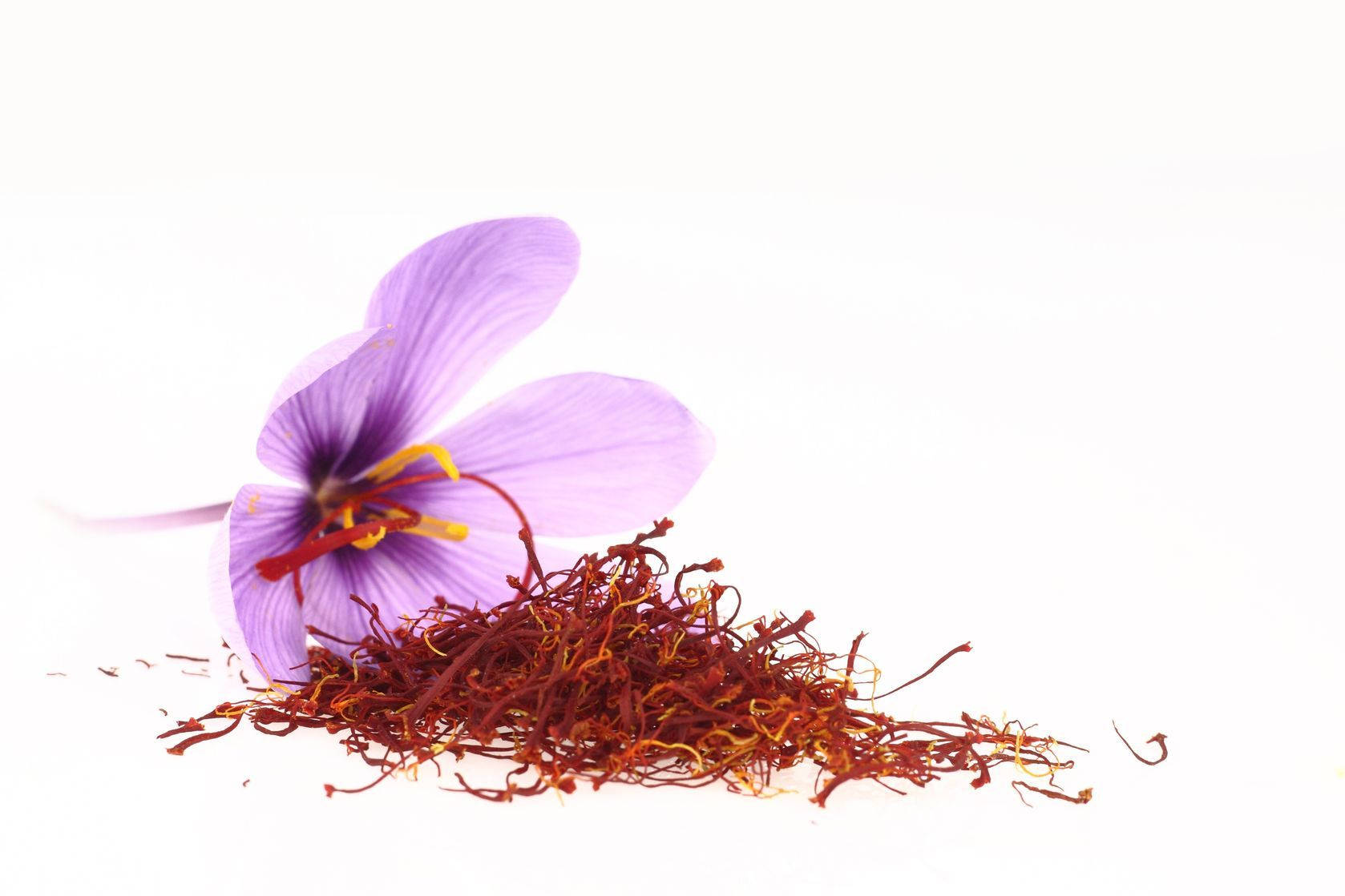 Threads From A Saffron Background