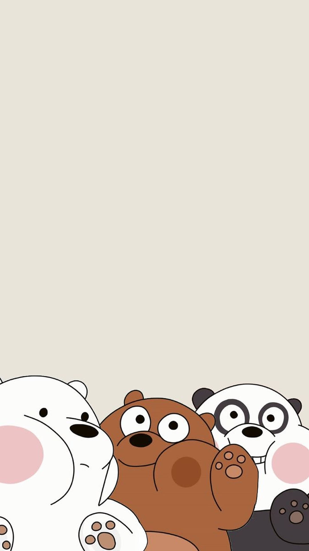 Three Adorable Bears Background