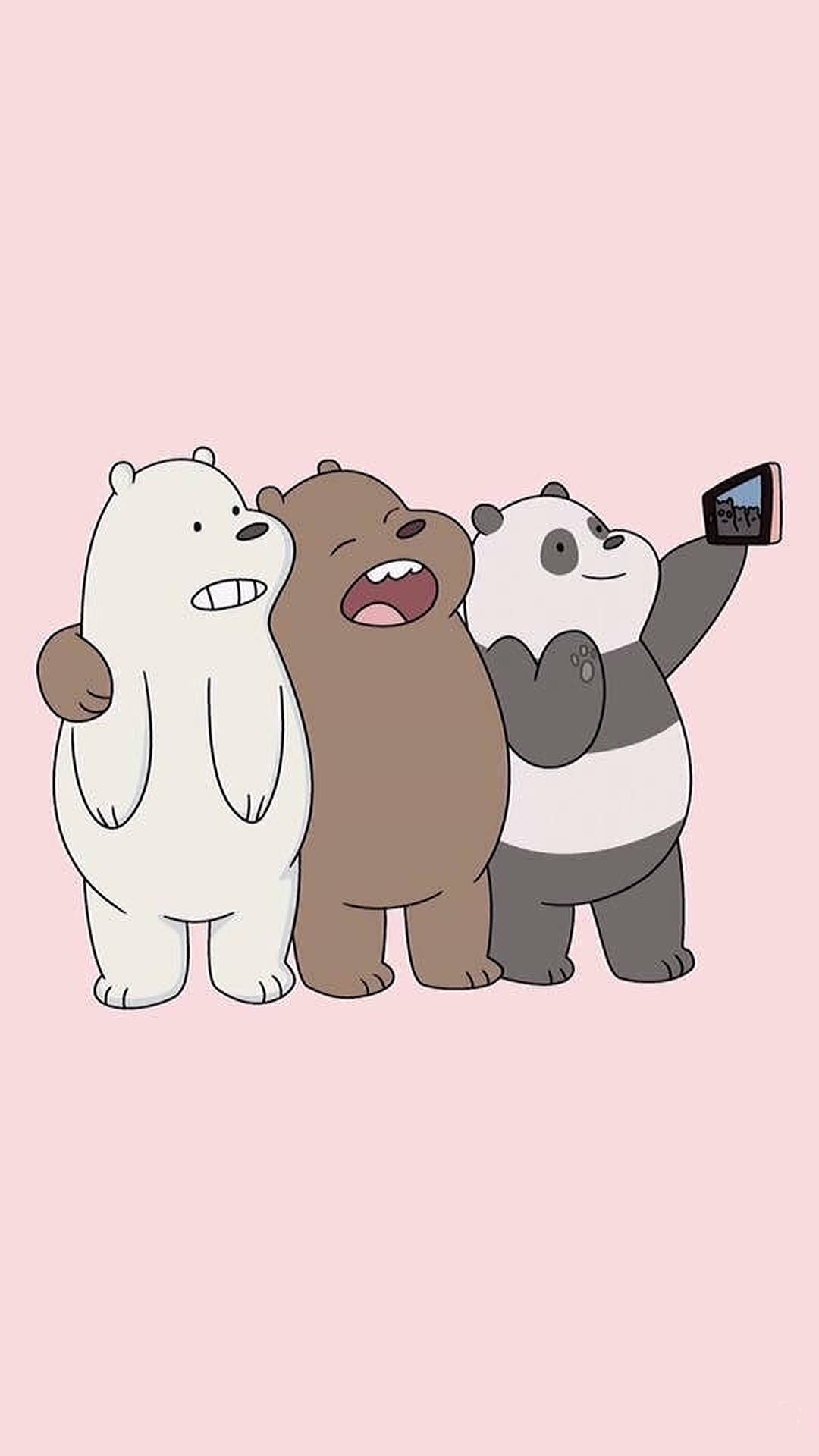 Three Bears Selfie Background