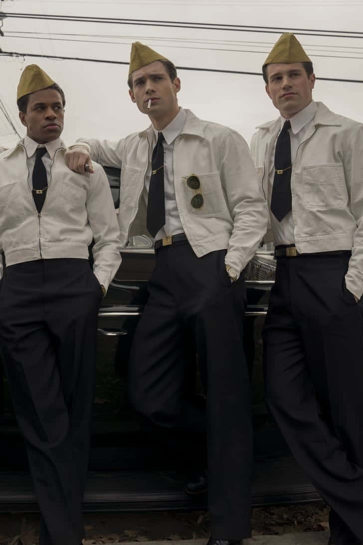 Three Boys Intrigued Look Background