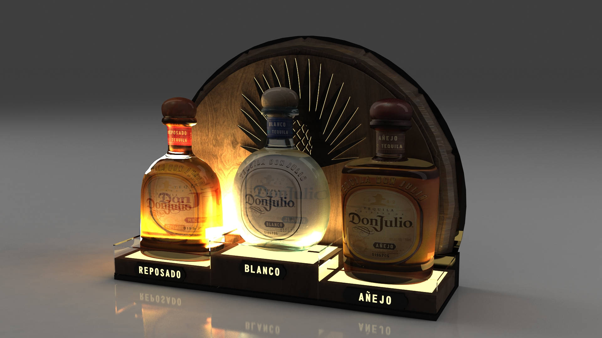 Three Classes Of Don Julio Tequila