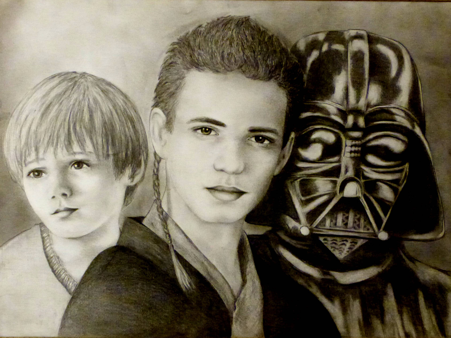 Three Faces Of Darth Vader 4k Background