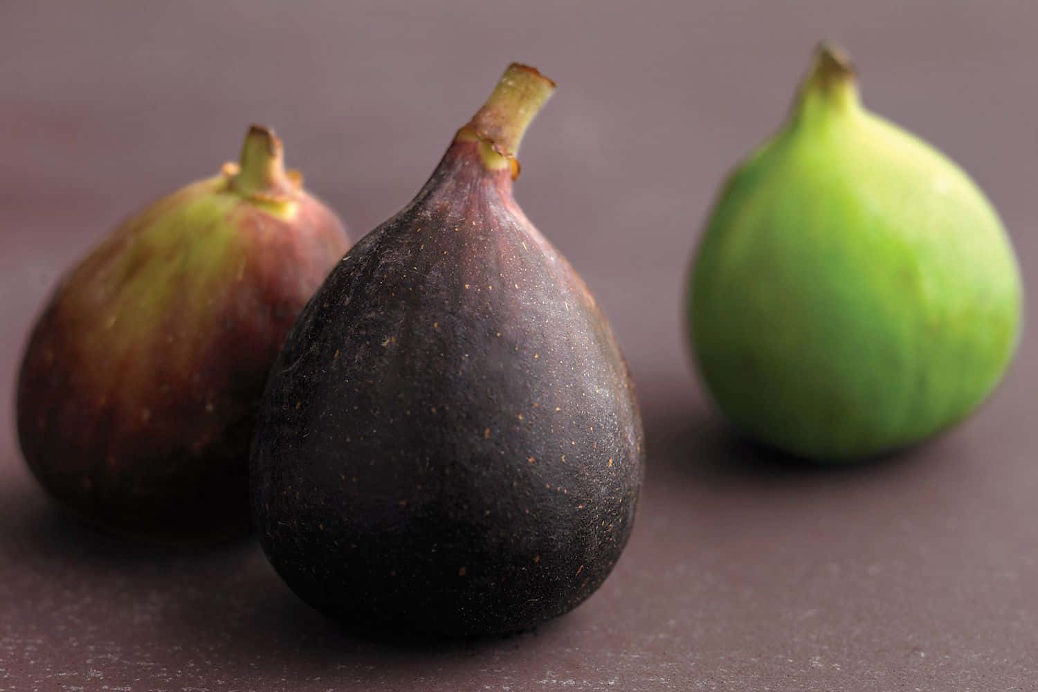 Three Figs Variety Colors Background