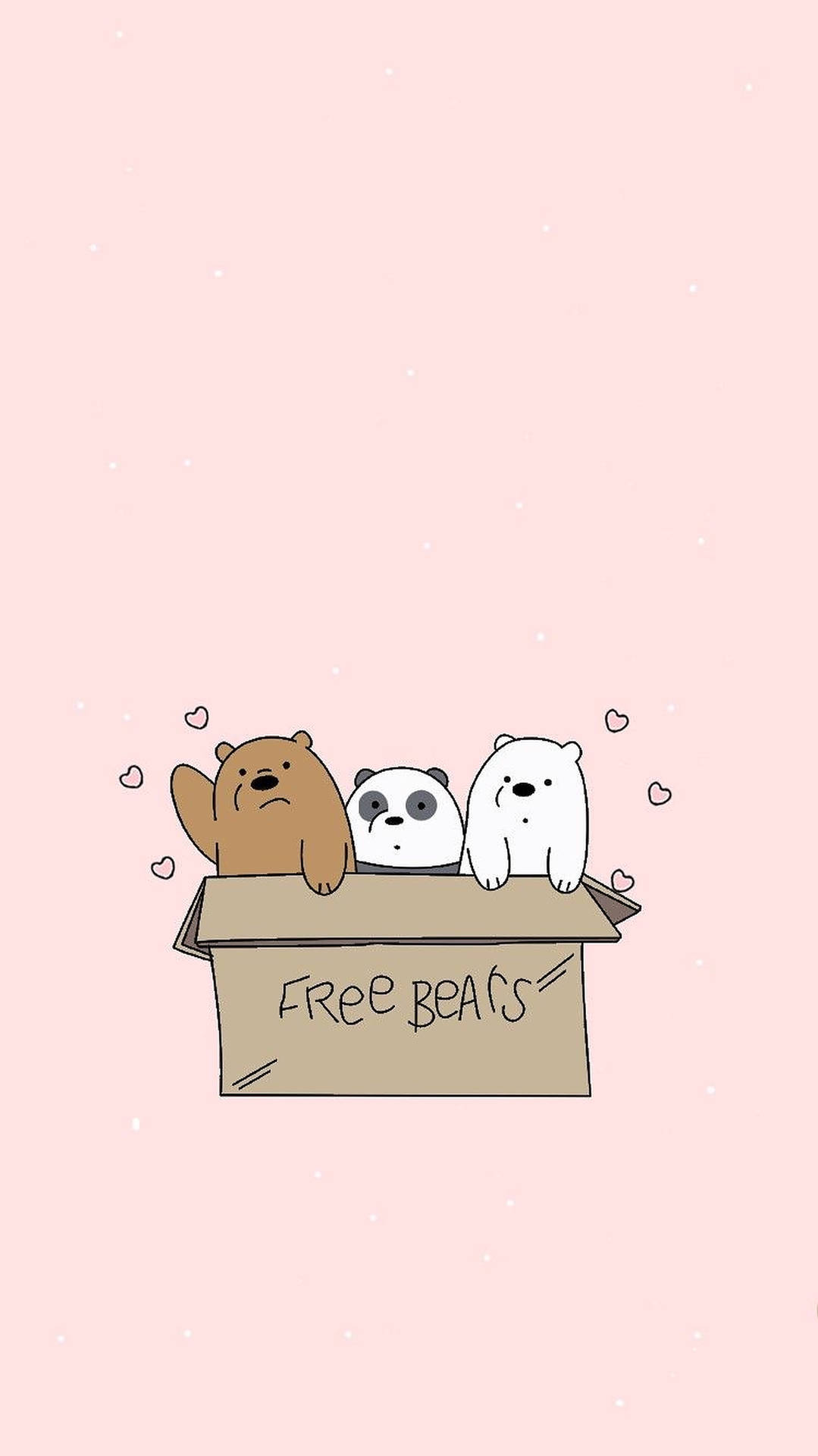 Three Free Bears In A Box Background