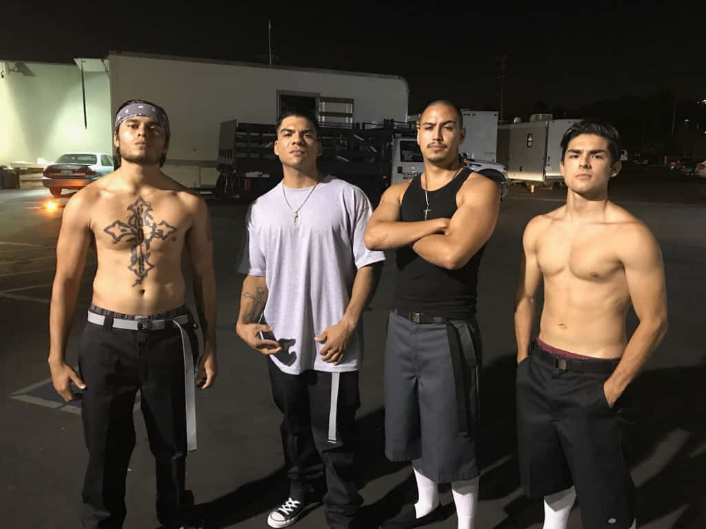 Three Friends Against All Odds In On My Block Background