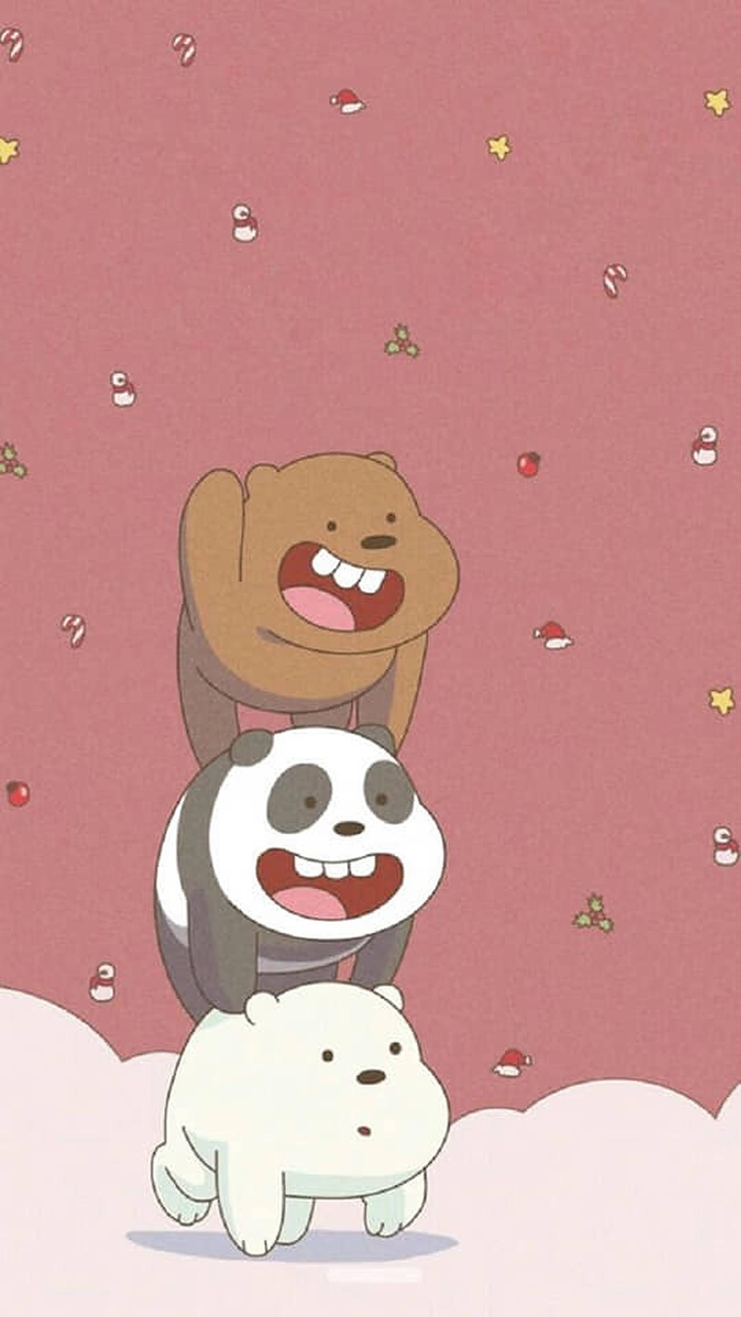 Three Happy Bears Background
