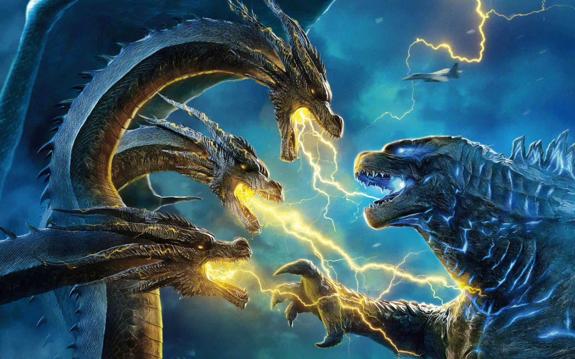 Three-headed Monster Vs. Godzilla Background