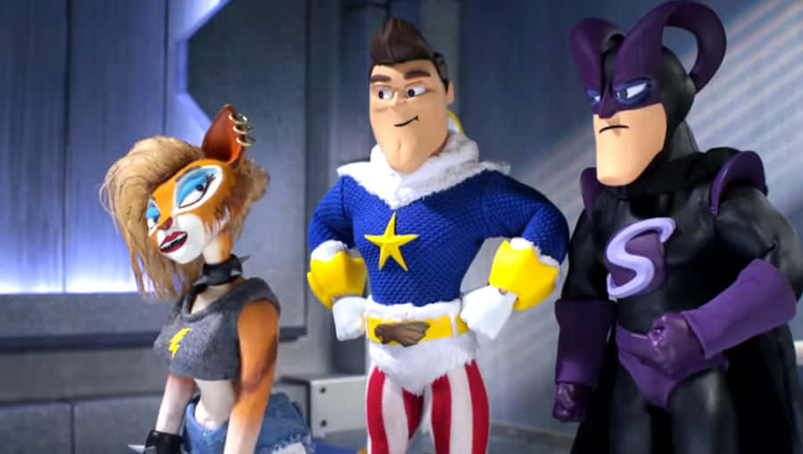Three Heroes Of Supermansion Background