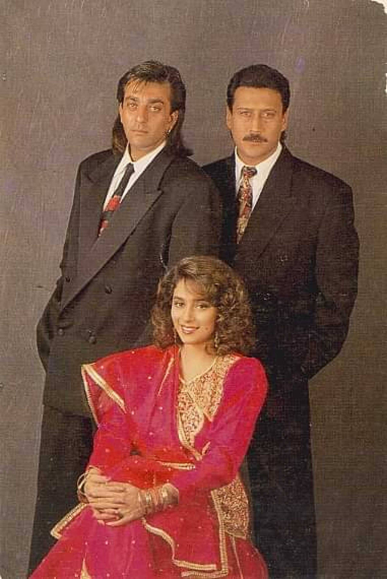 Three Main Characters Of Khalnayak Background