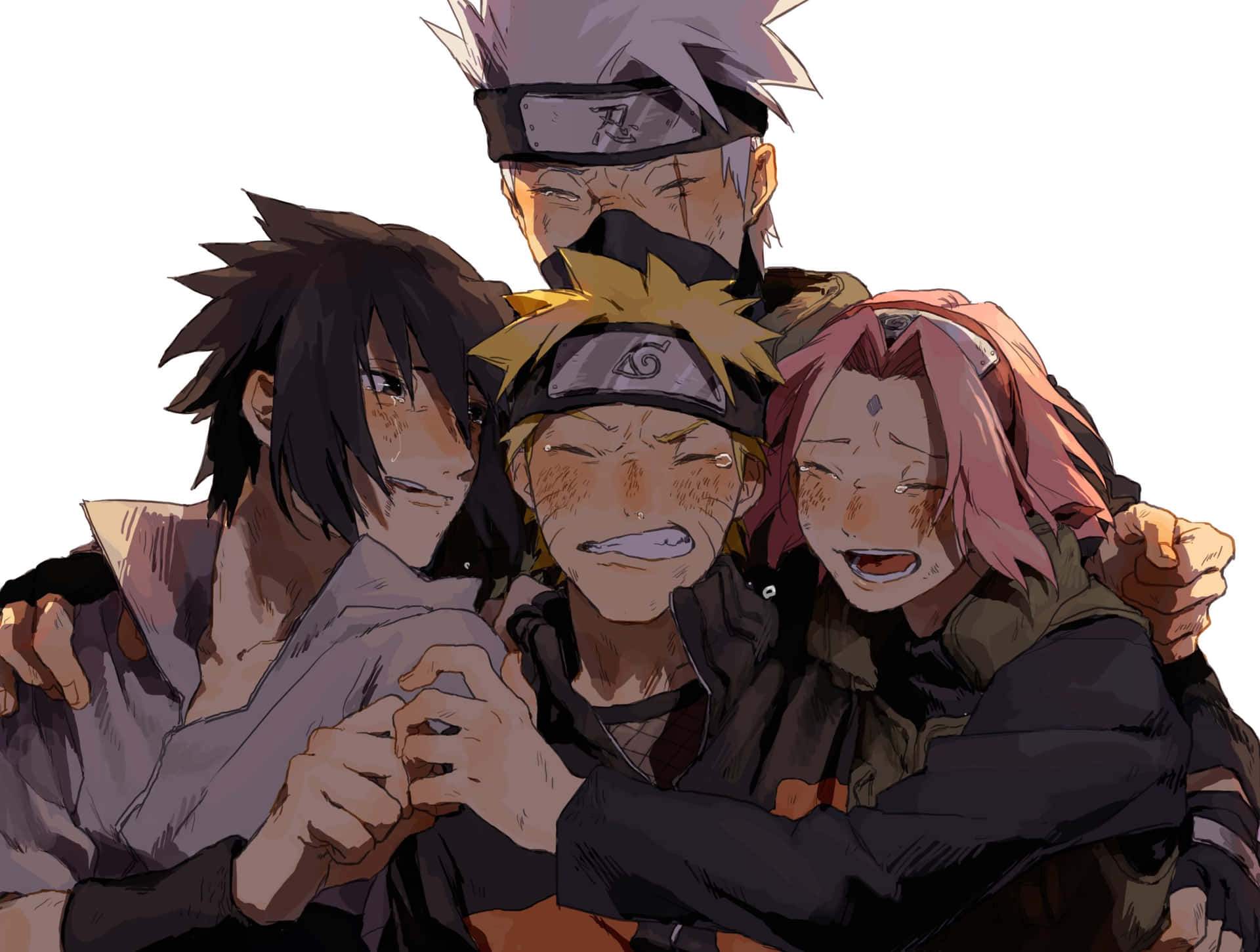Three Of The Most Iconic Ninja From Naruto Background