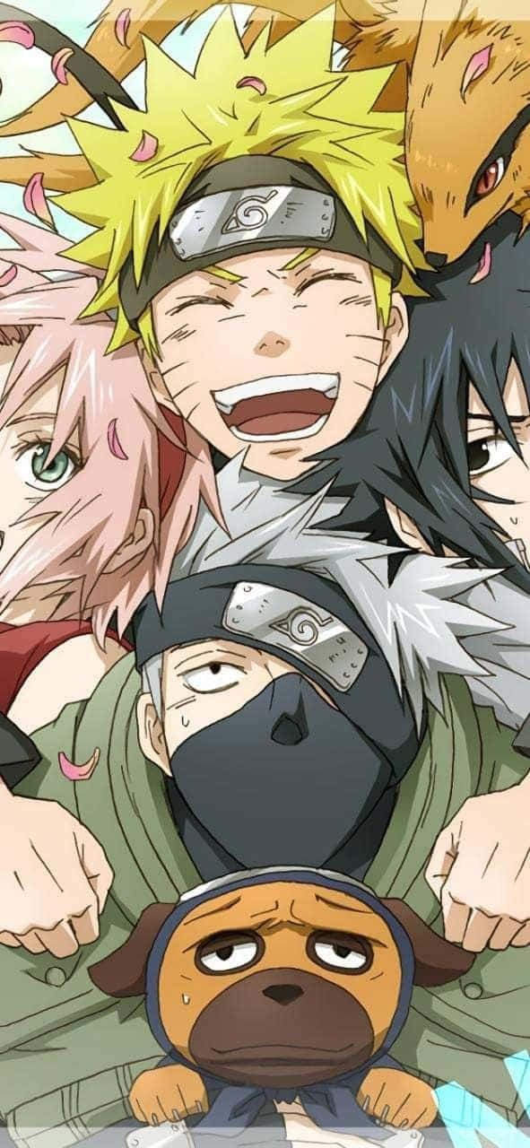 Three Of The Most Powerful Ninja Of The Naruto Series- Kakashi, Naruto And Sasuke Background