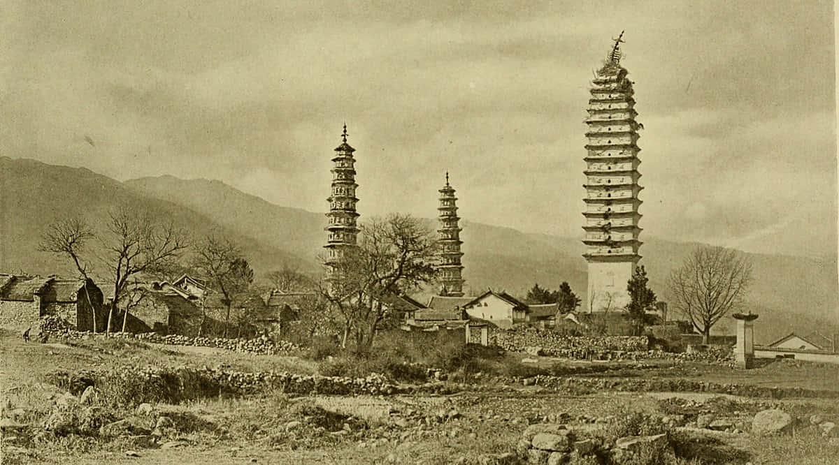 Three Pagodas In 1918