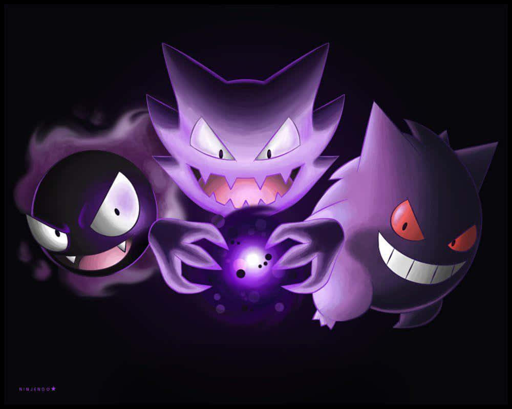 Three Pokemon Of Haunter