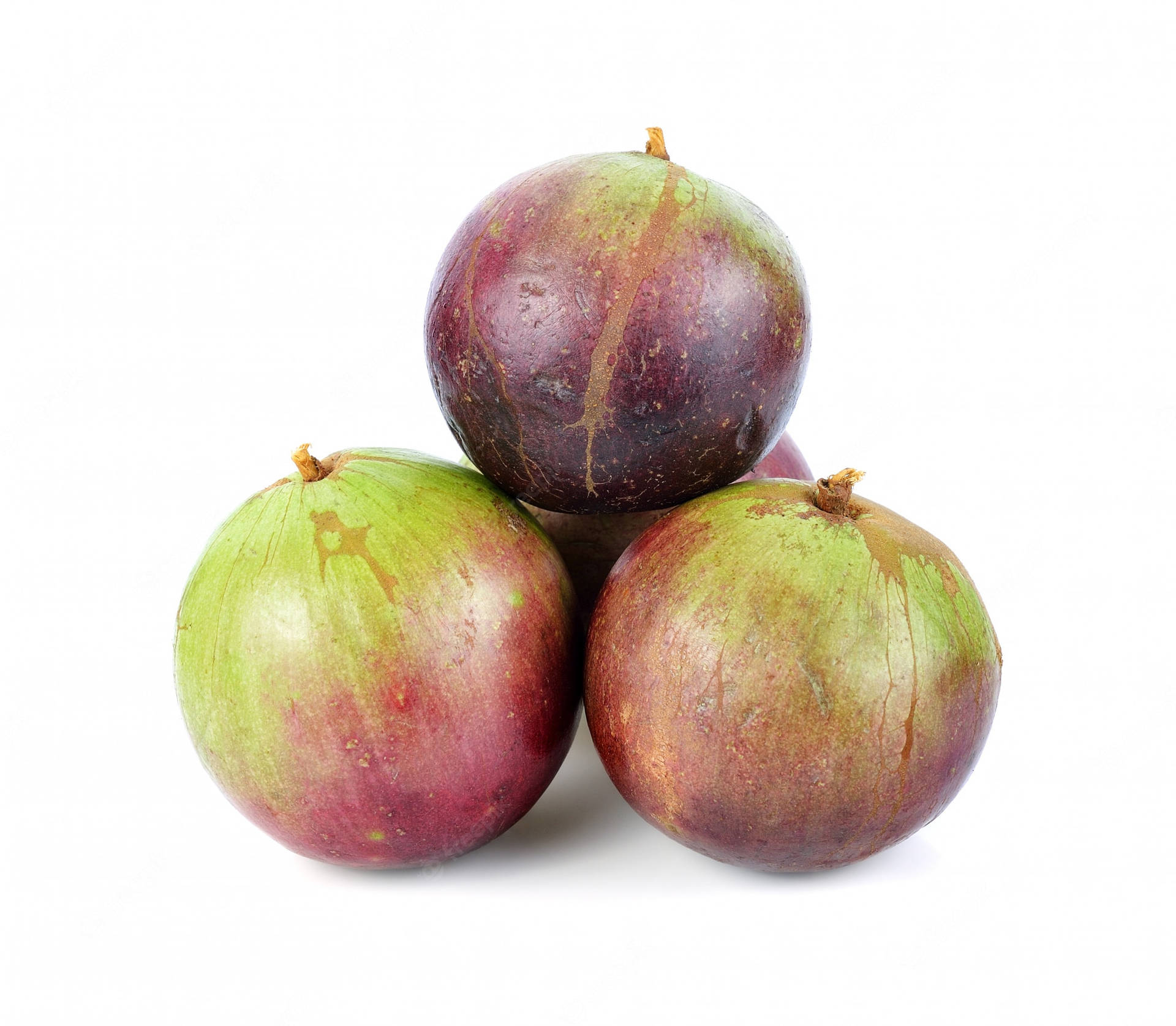 Three Purple Star Apple Background