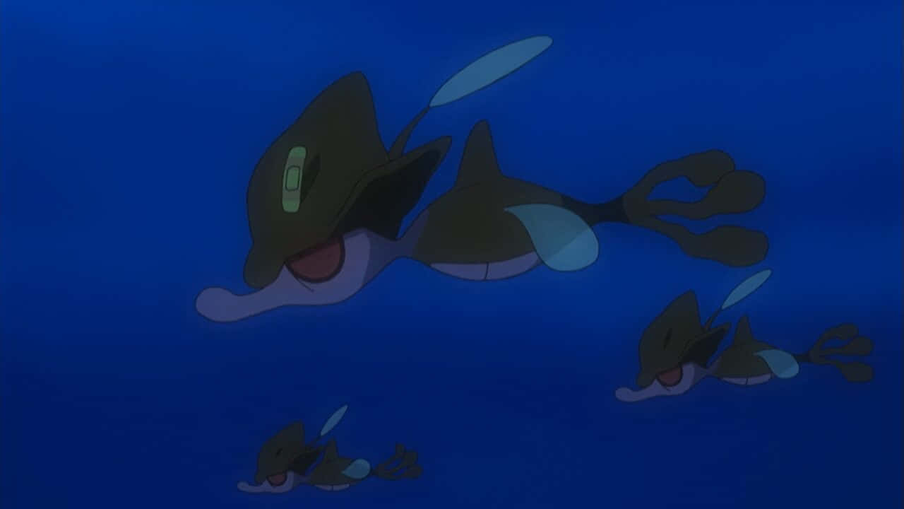 Three Skrelp Swimming Background