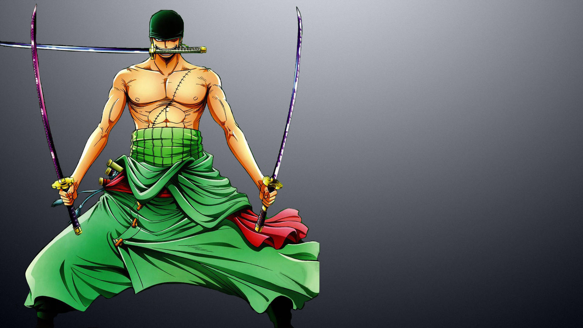 Three-sword Style Roronoa Zoro Background