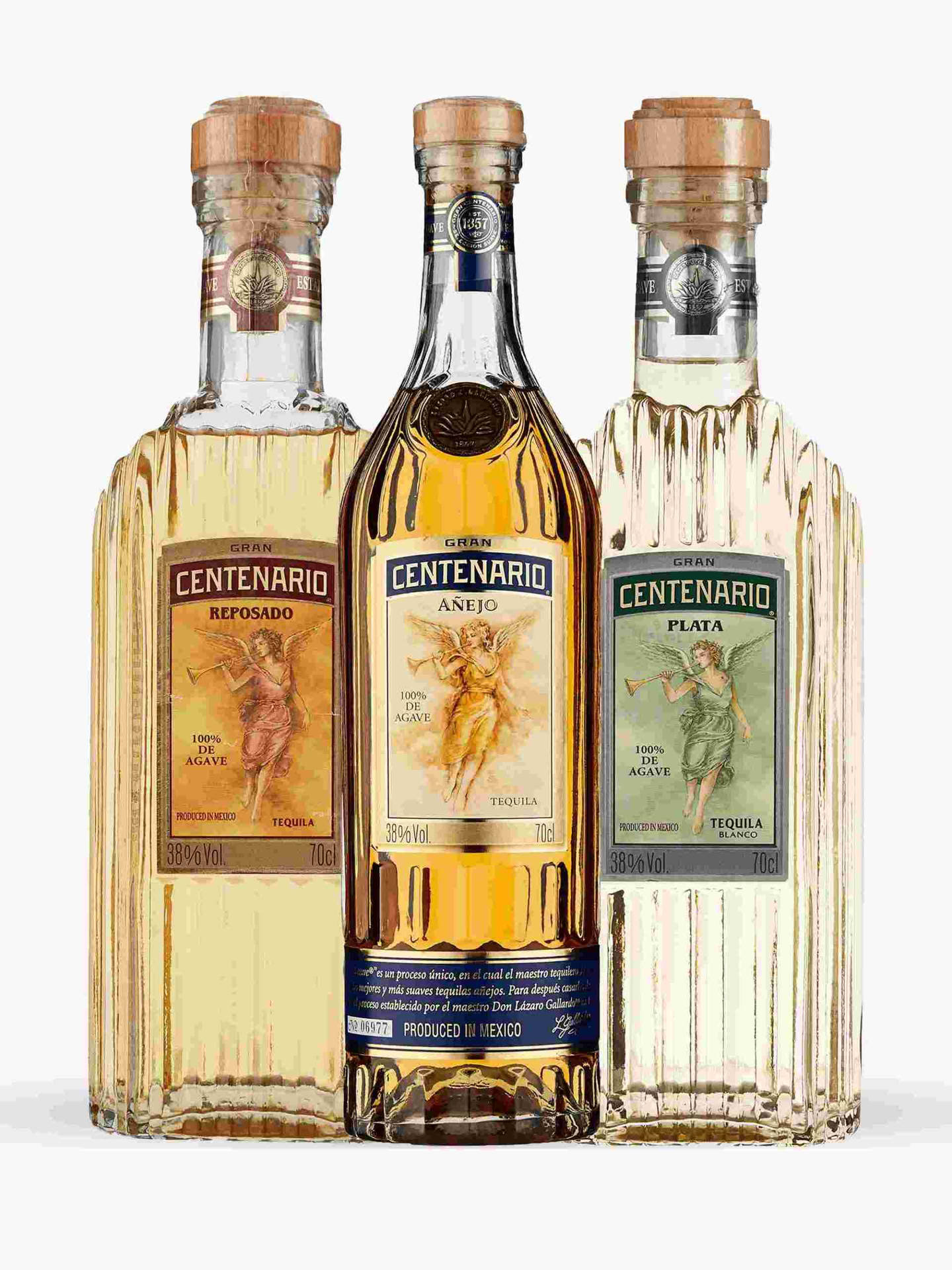 Three Variants Of Gran Centenario Tequila Background