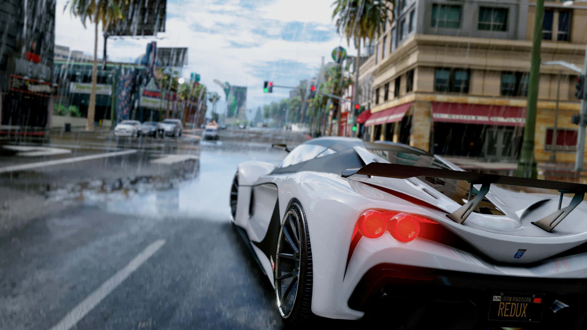 Thrilling Action Of Gta V In 4k Resolution Background
