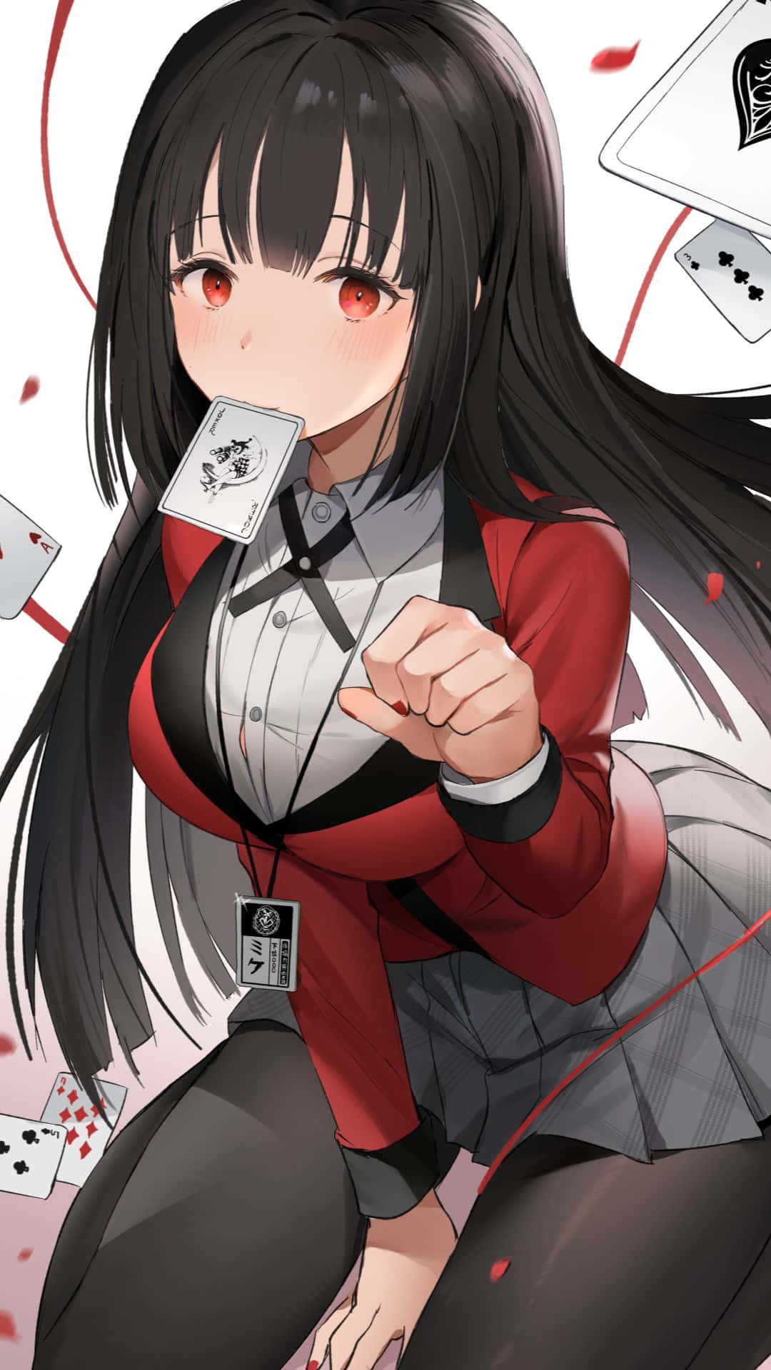 Thrilling Game Nights – Yumeko Jabami In Kakegurui Background