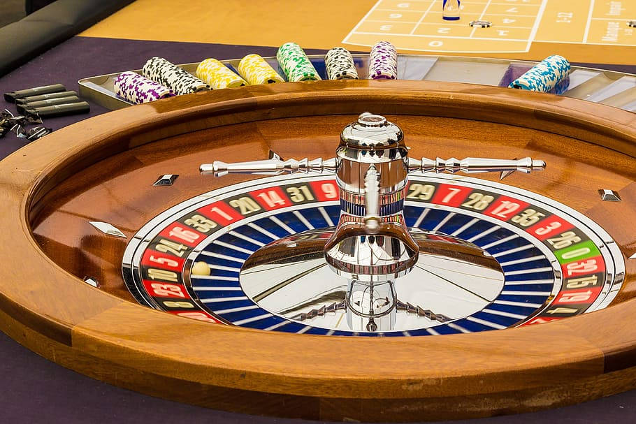 Thrilling Game Of Roulette Background