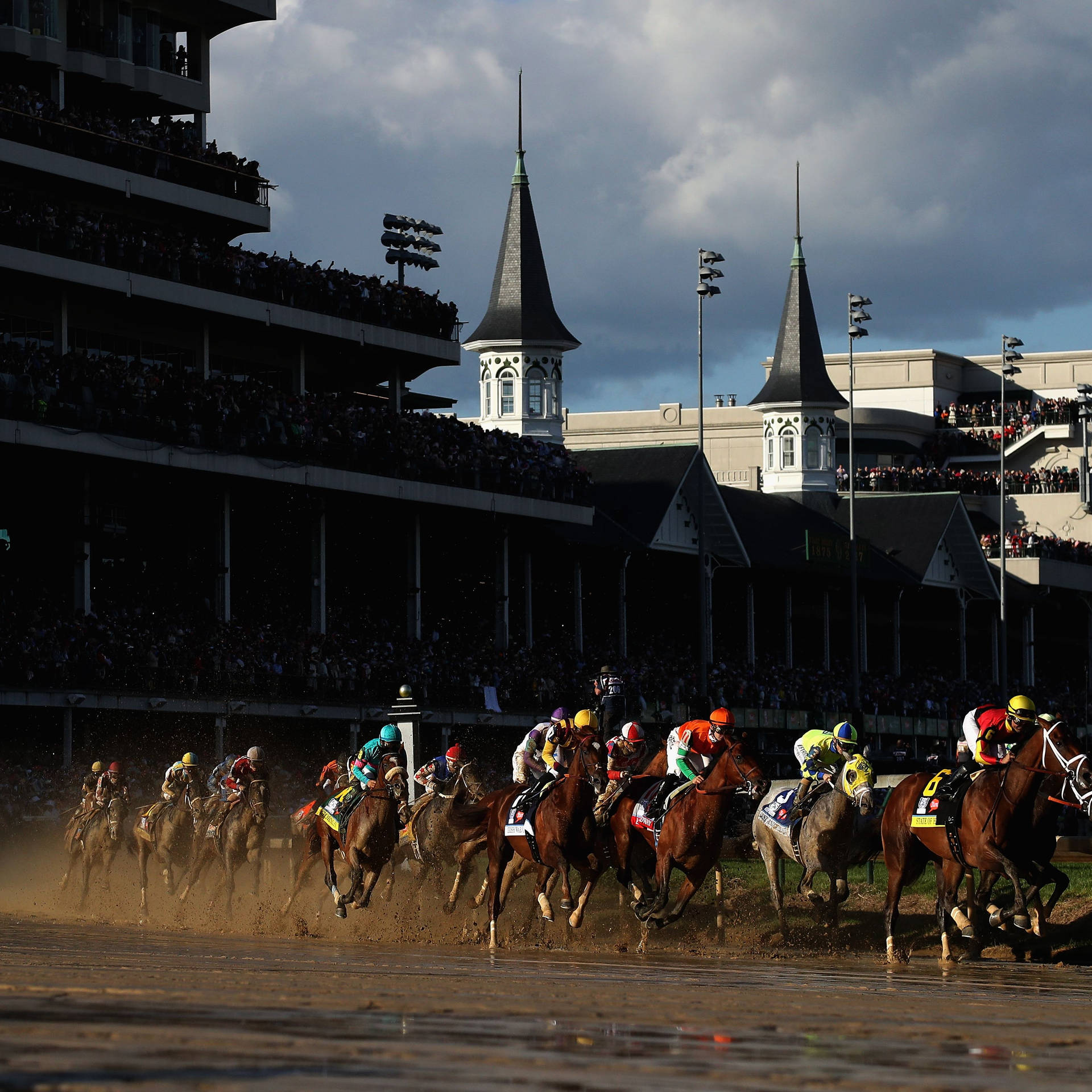 Thrilling Moments From The Kentucky Derby Background