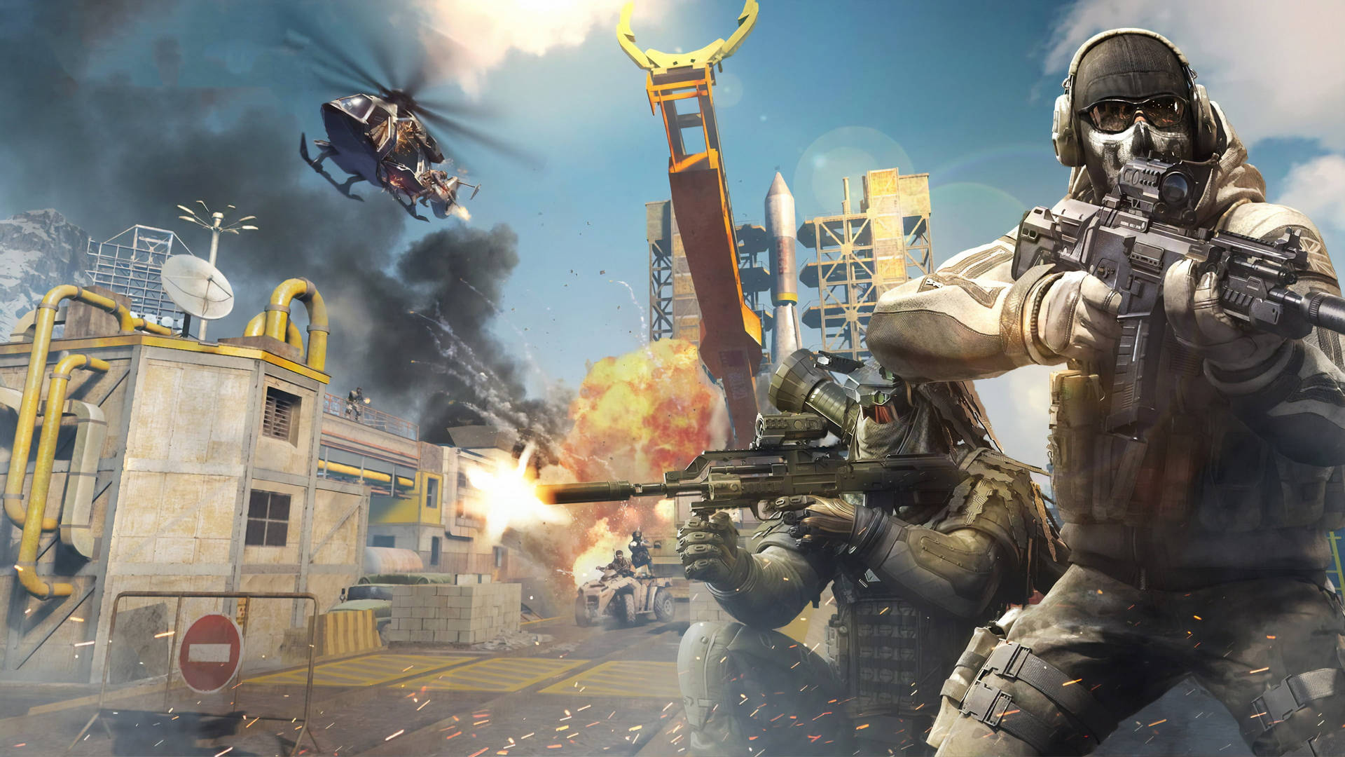 Thrilling Moments In Mobile 3d Gaming - Call Of Duty Mobile Background