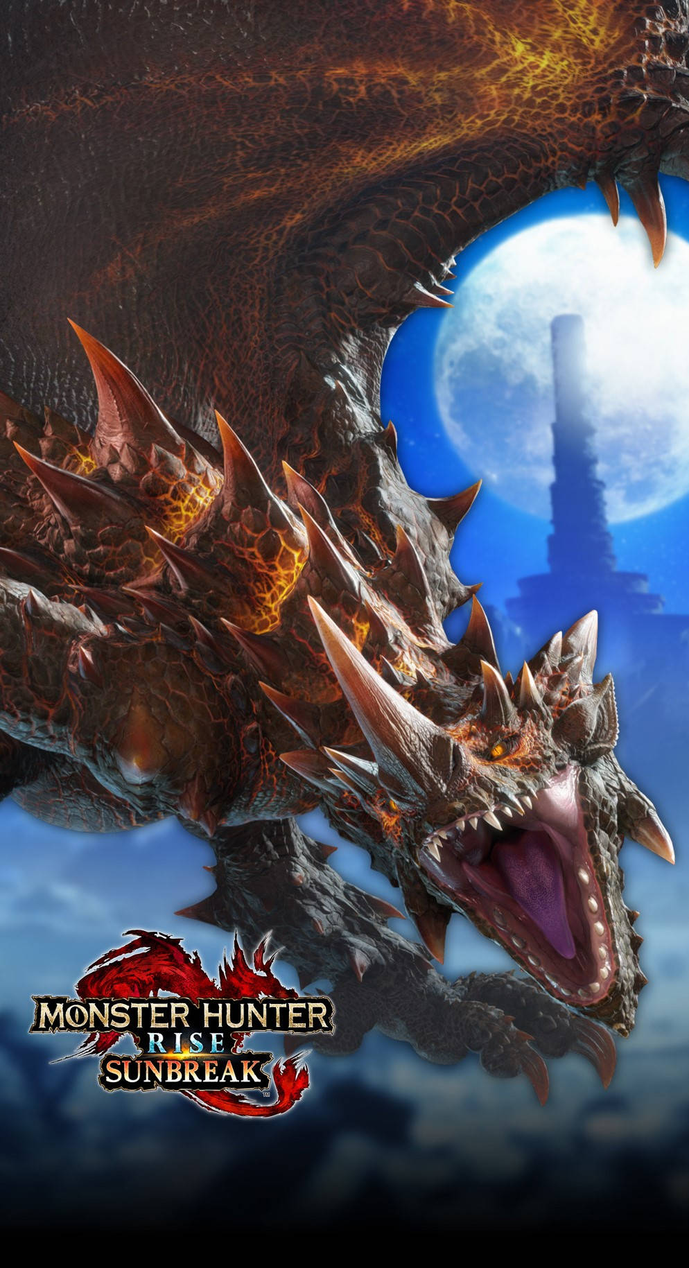 Thrilling Monster Hunter Mobile Game Scene Background