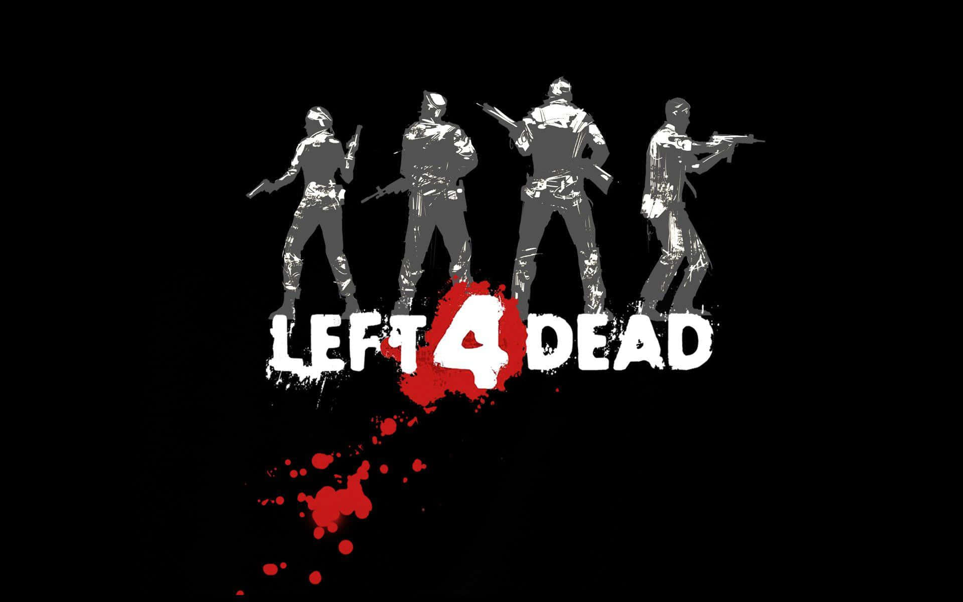 Thrilling Silhouettes - Characters From Left 4 Dead Background