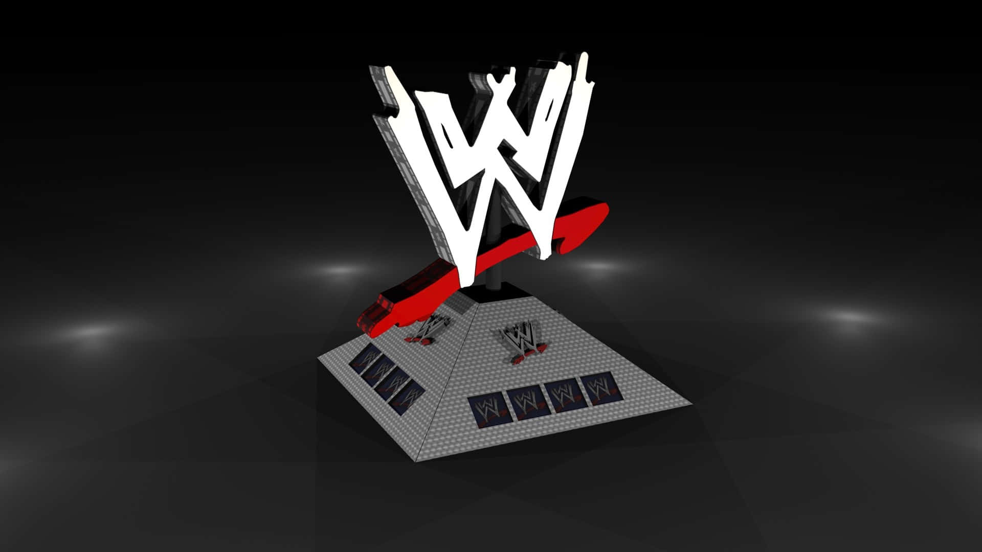 Thrilling Wwe Logo Unleashing Action Background