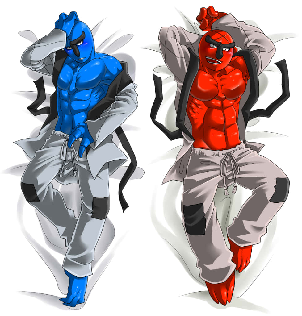 Throh And Swak Lying Down Background