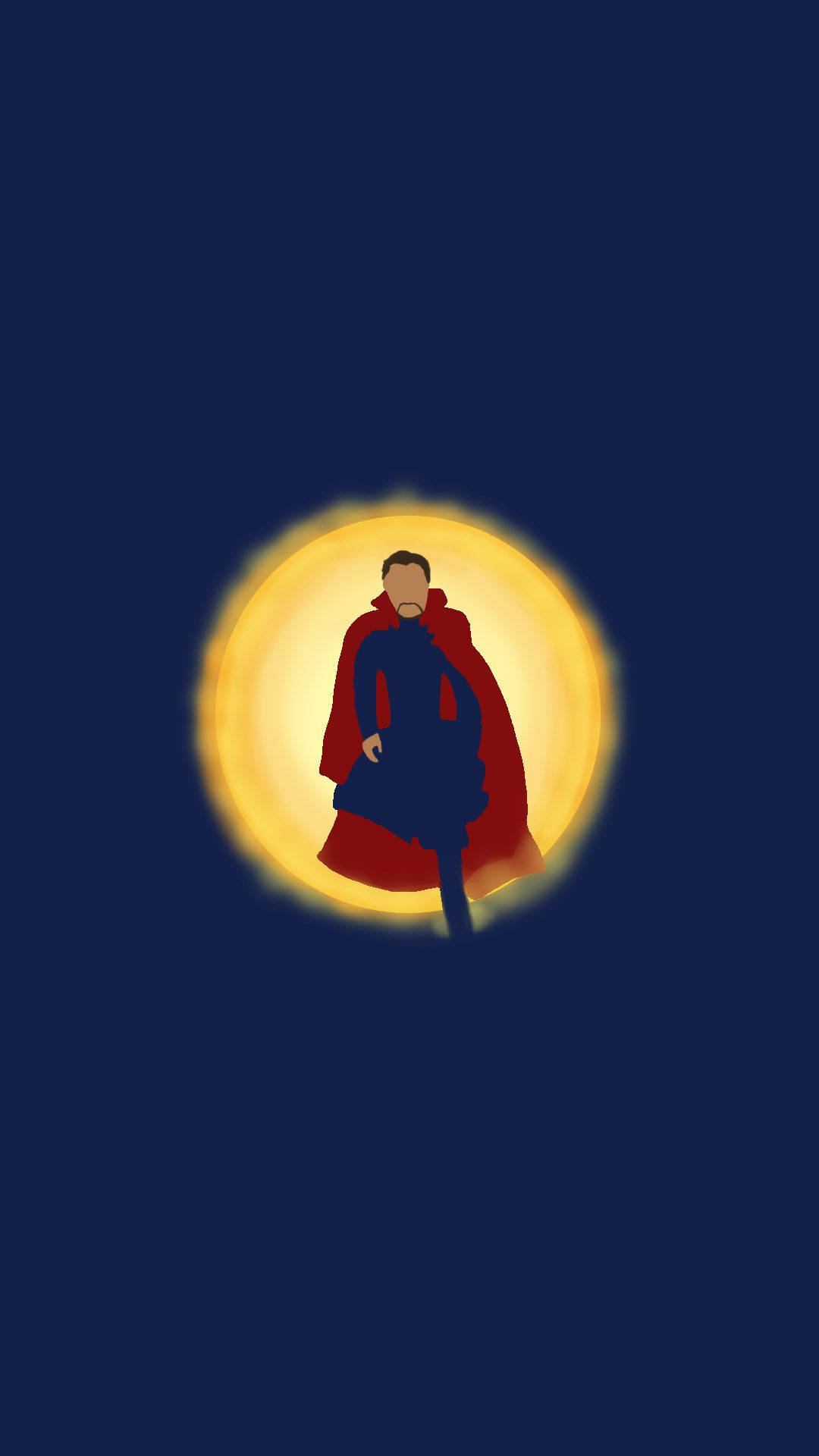 Through The Portal Doctor Strange Minimalist Background