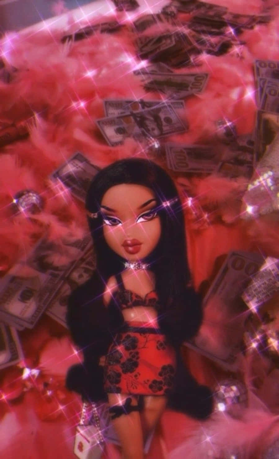 Throwback To The 90's: Baddie Vintage Vibes Background