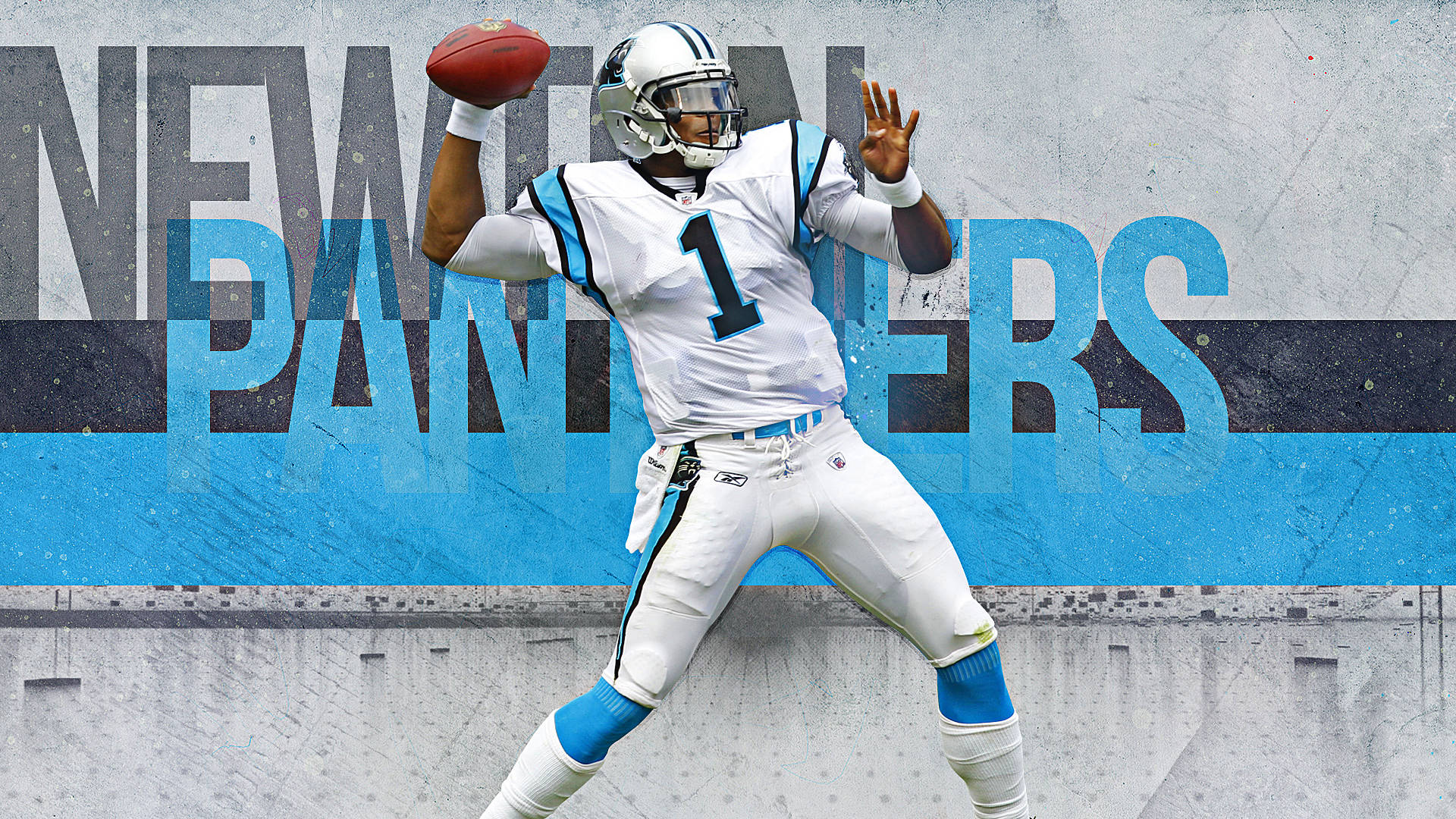 Throwing Cam Newton From Carolina Panthers Background